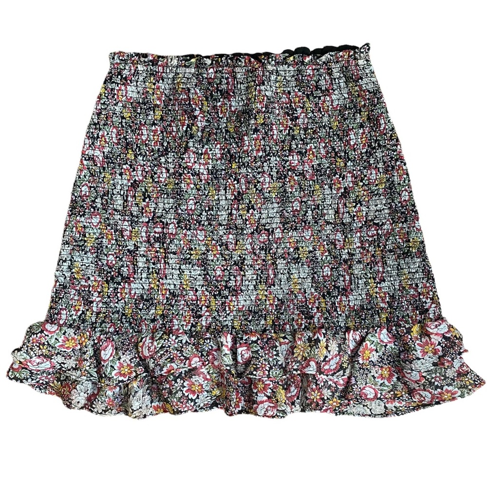 1.STATE Floral Ruffle Skirt Size XS